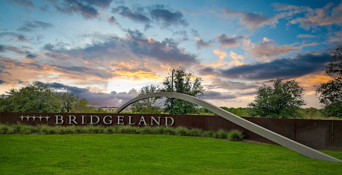 Bridgeland community entrance — Cypress TX 77433